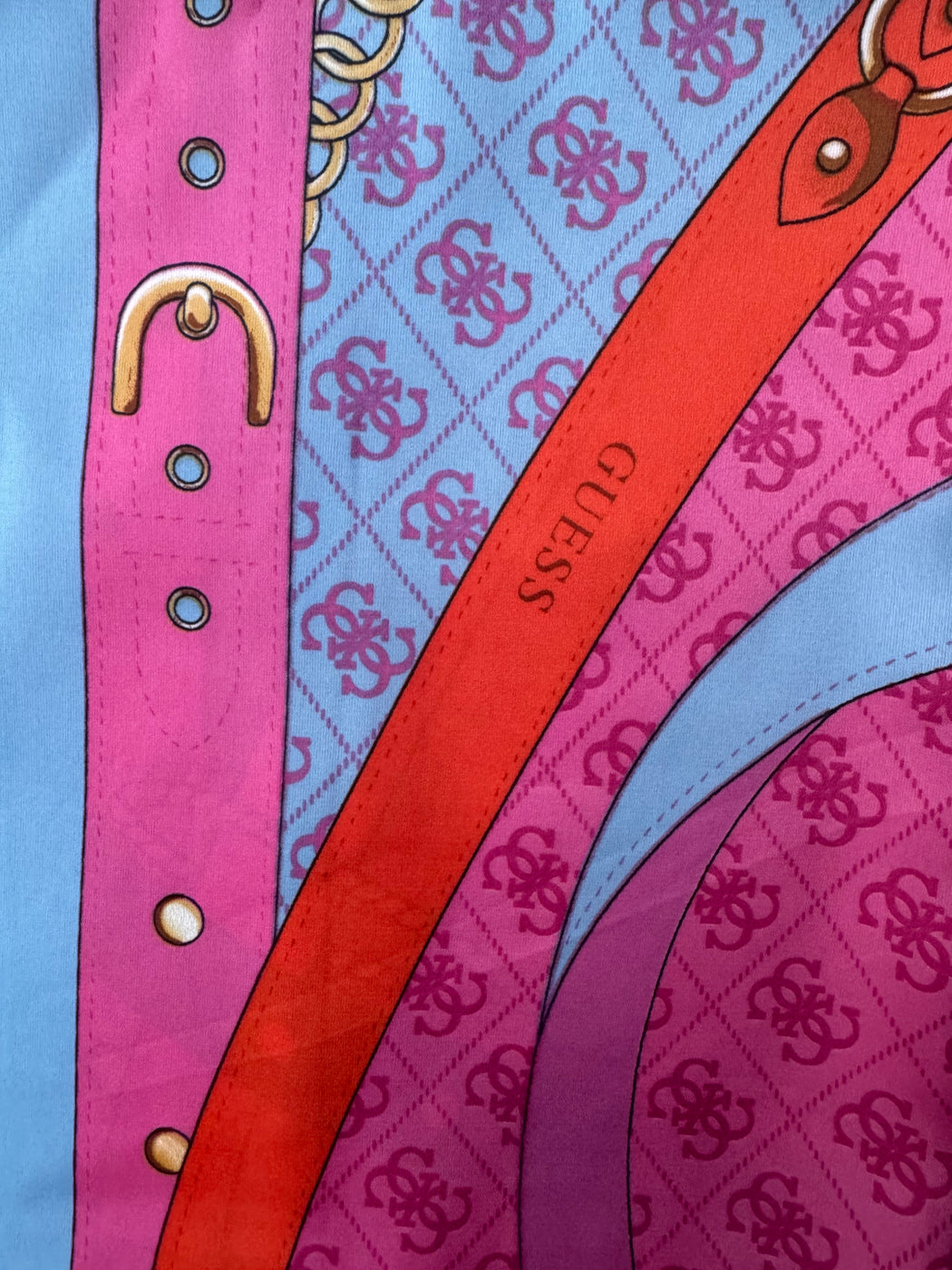 Guess multi colour scarf aw5343pol03-fum