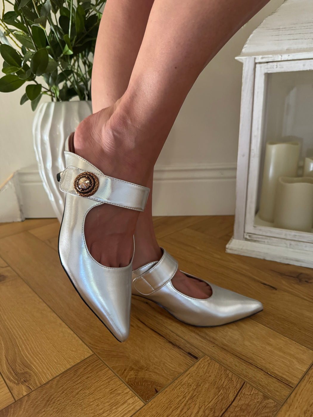 Sofitel silver heels