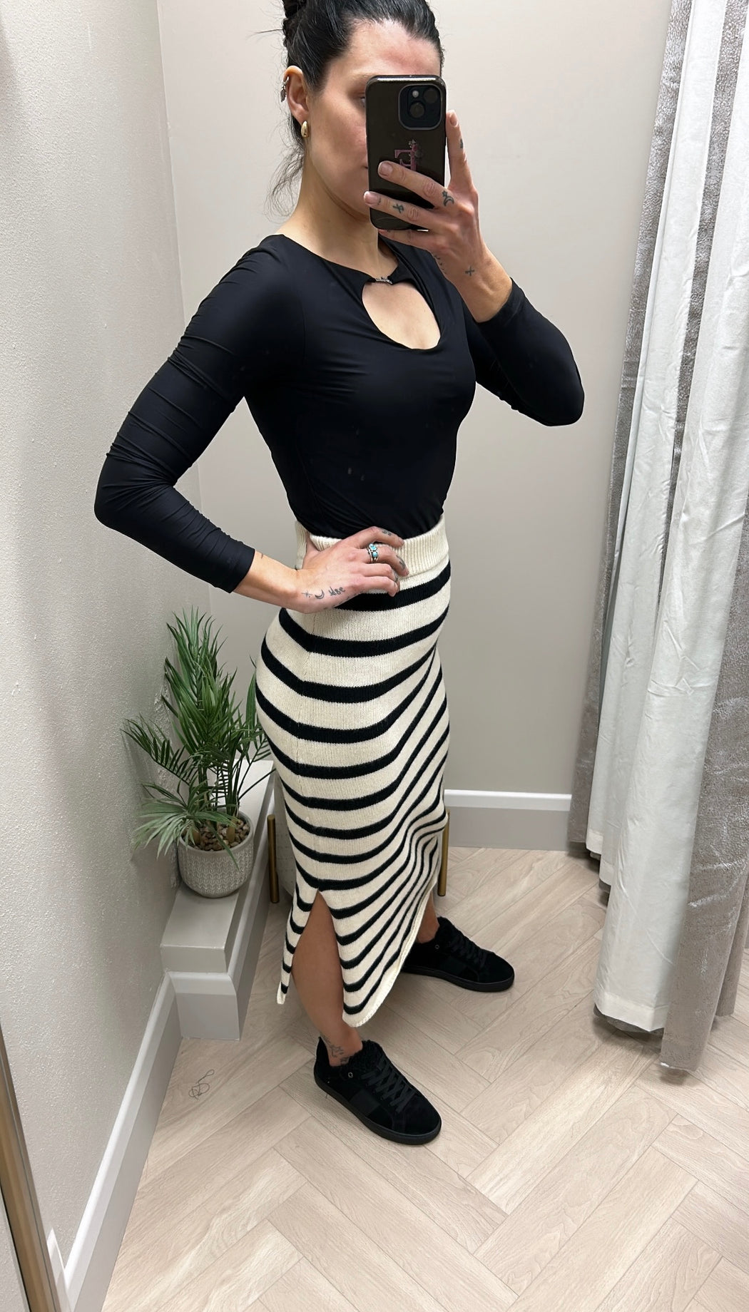 Circe knit midi skirt