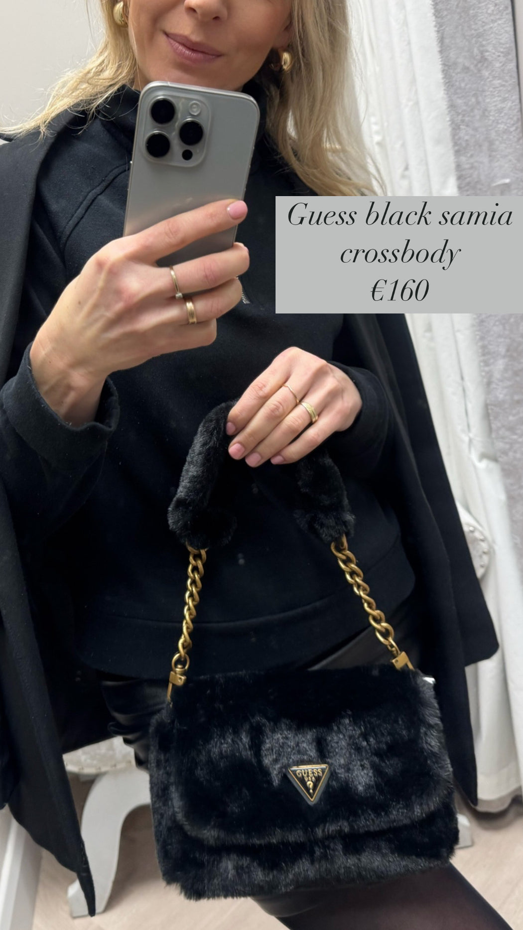 Guess black samia crossbody WB935520