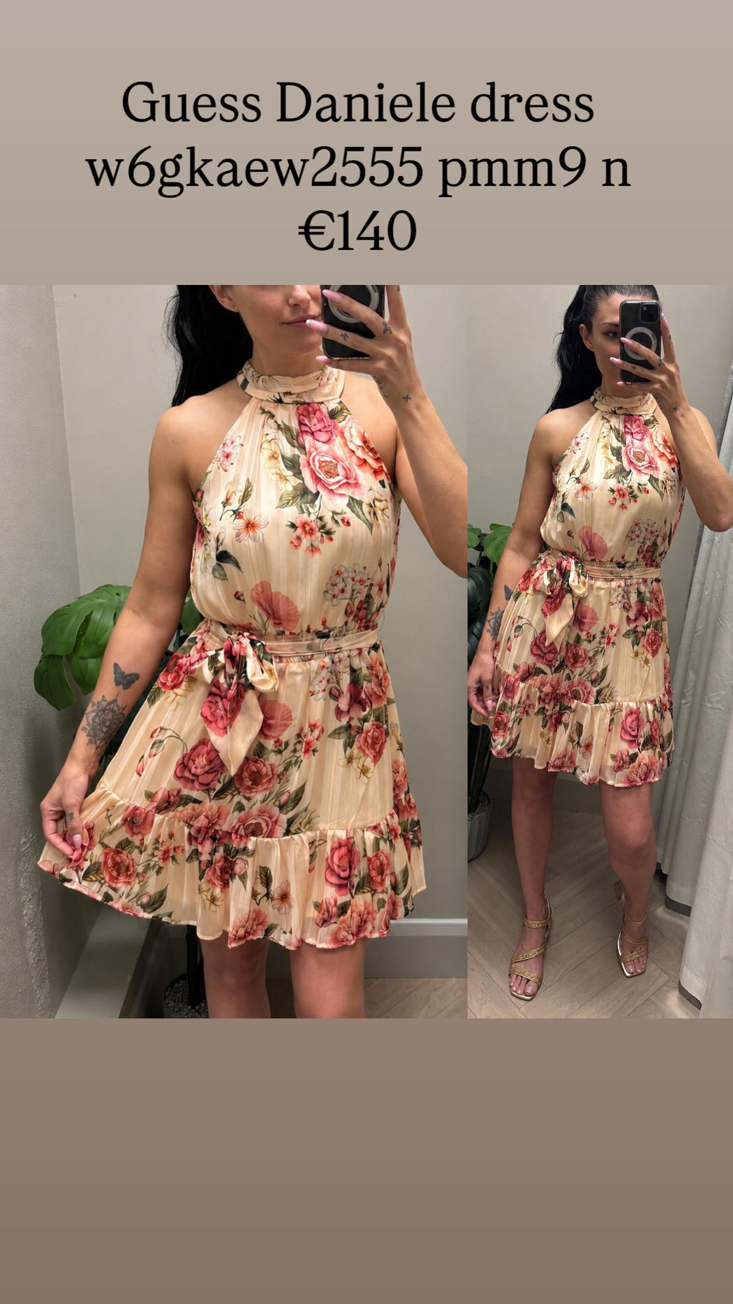 Guess Daniele dress w6gkaew2555 pmm9 n