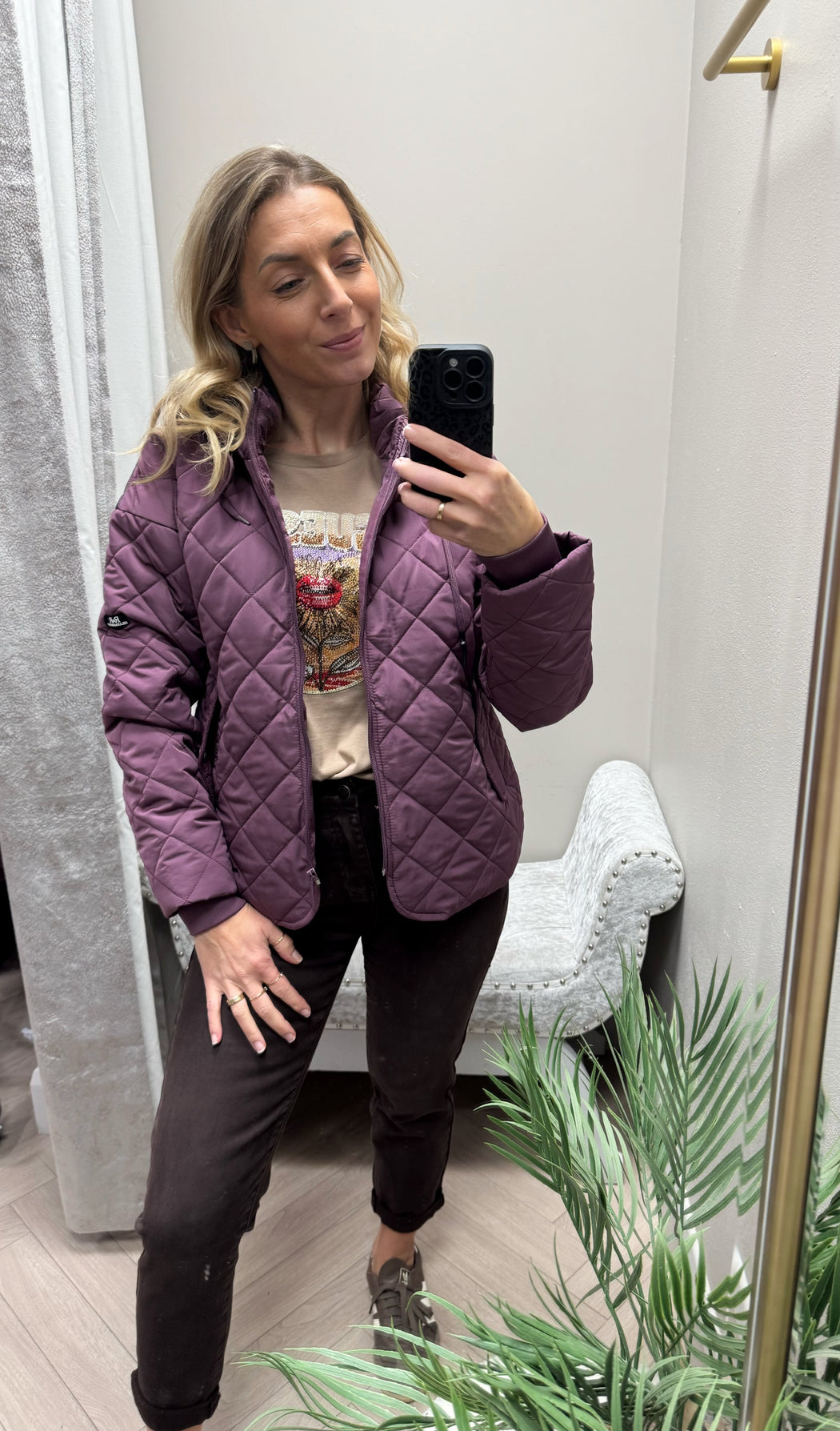 Fia Jacket Plum