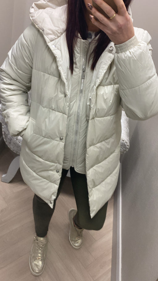 Ravina cream  puffa jacket