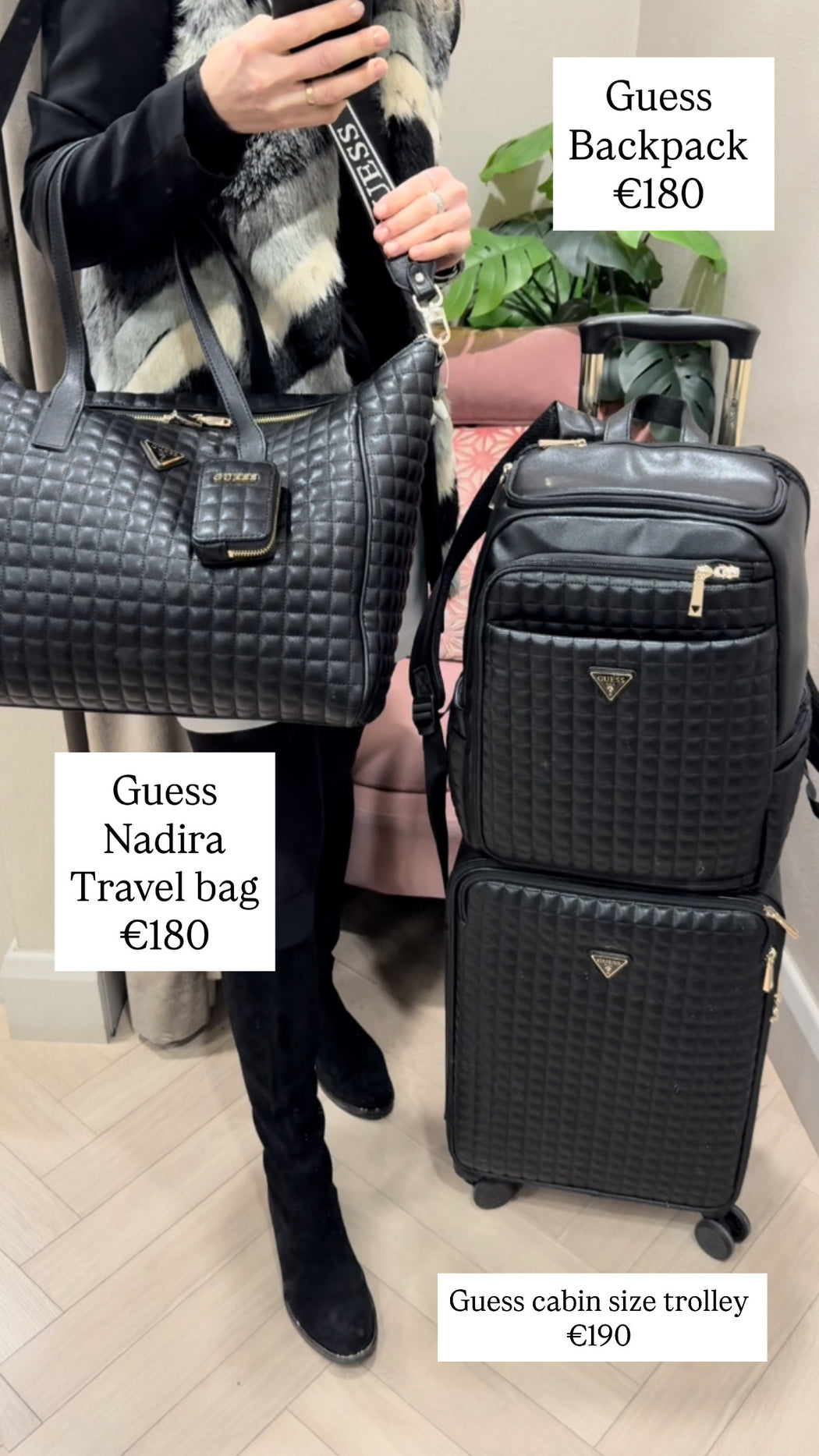 Guess nadira cabin luggage qg8424983