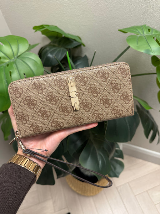 Guess YVONNE latte LOGO SLG SG2378146