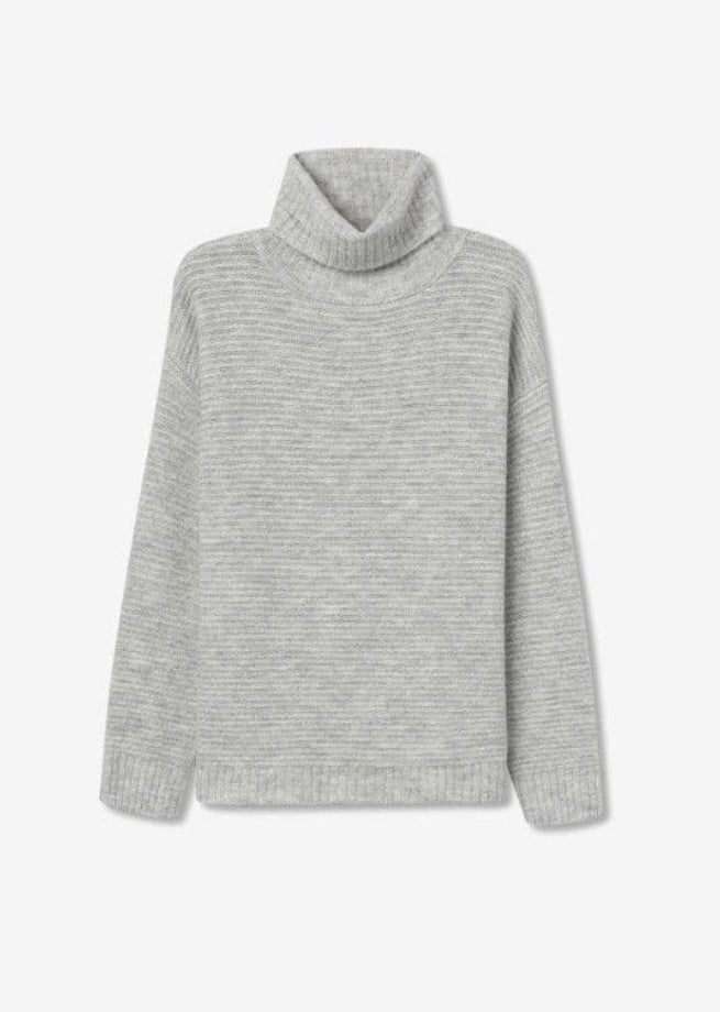 Muffin turtle neck grey knit
