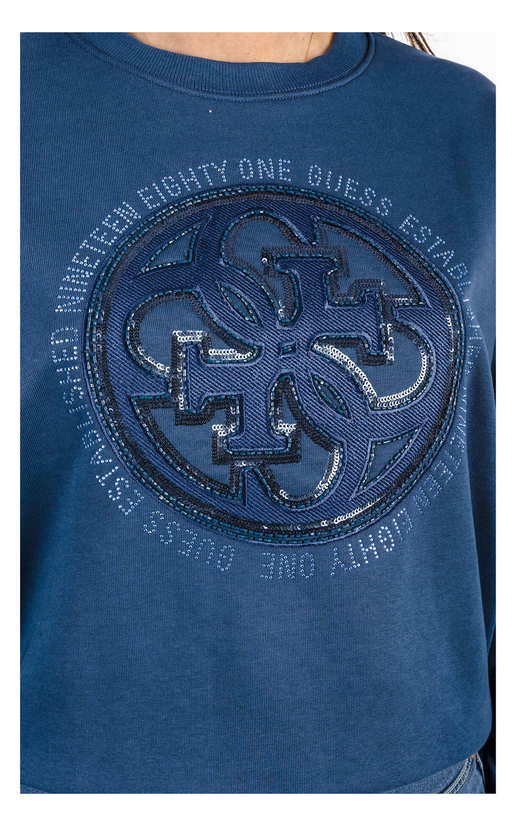 Guess logo hotfix sweater w5yq07kb681