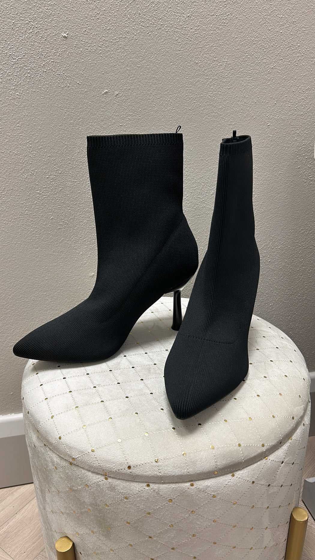 Ruth black sock boots