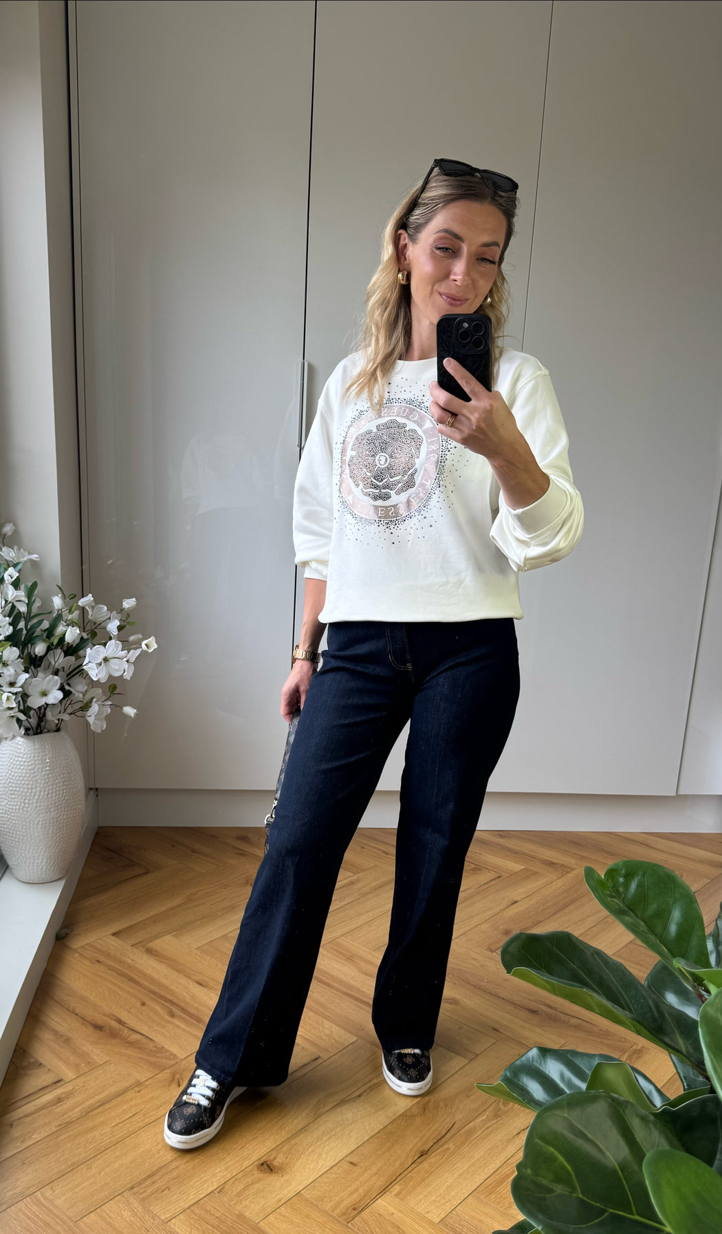 Guess high waist boot cut w5ya1ad5pw1-bfin