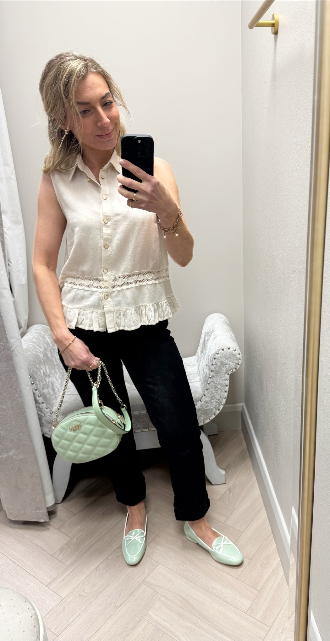 Sienna sleeveless shirt