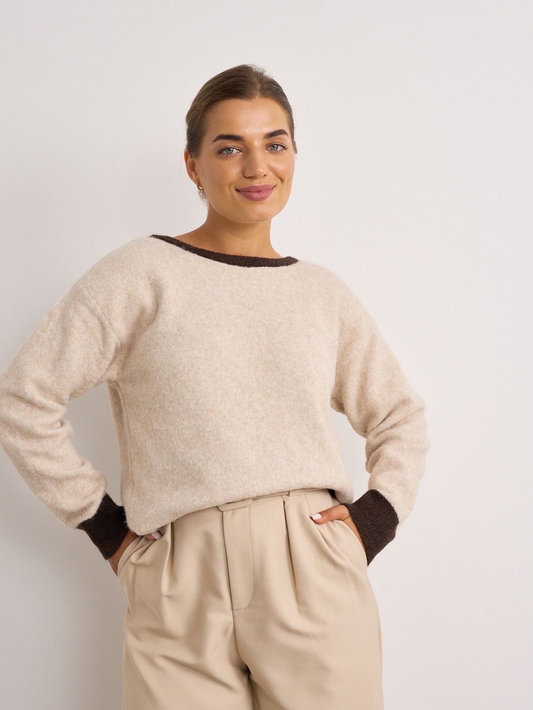 Kass bow back knit