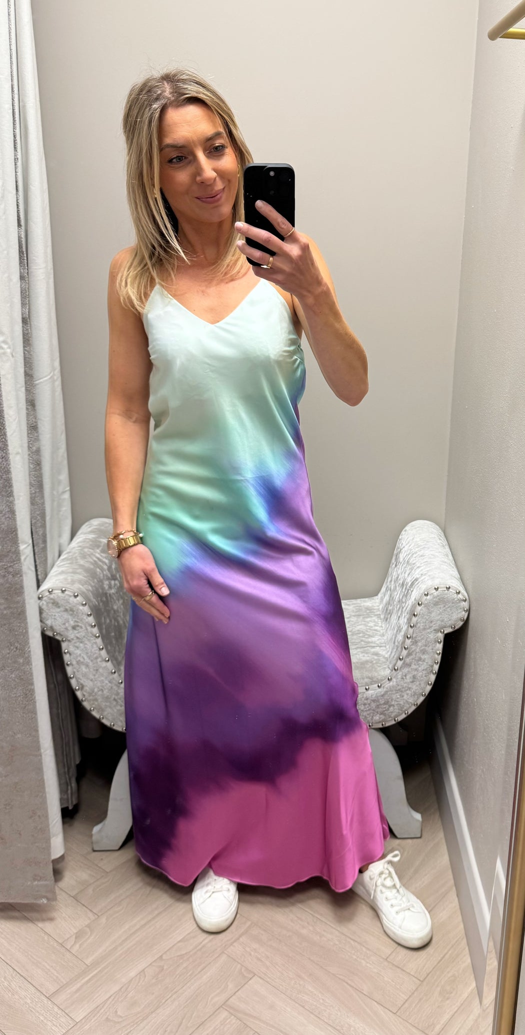 Lexi satin slip dress