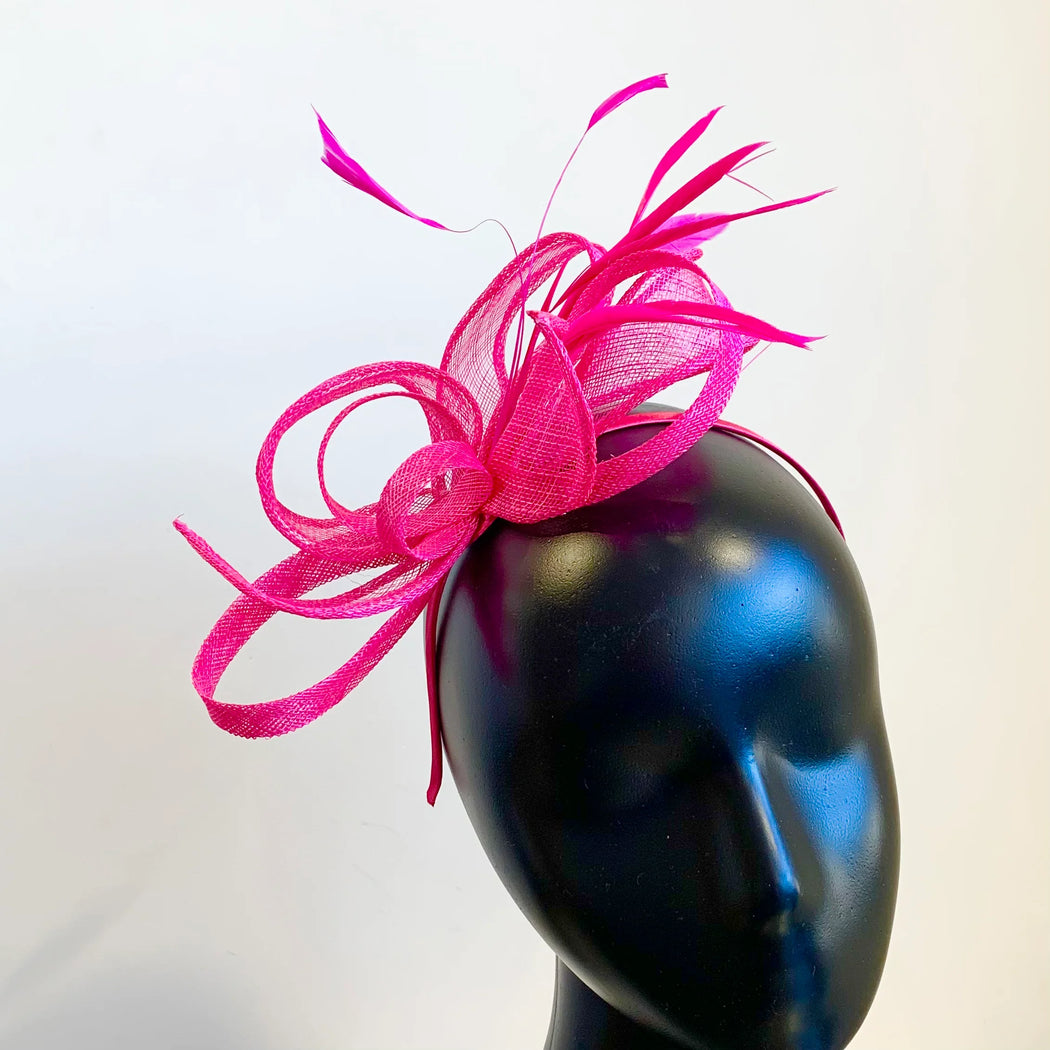 Fuchsia megan d2 fascinator