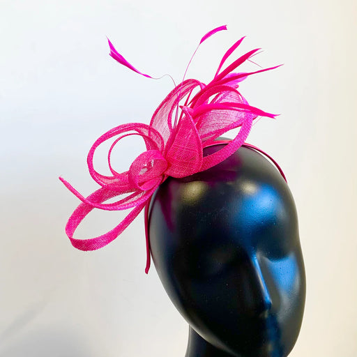 Fuchsia megan d2 fascinator