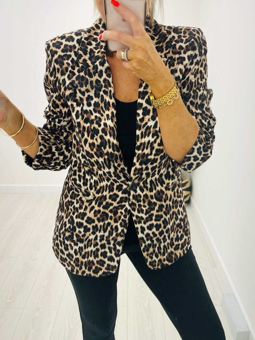 Leopard Ellie blazer