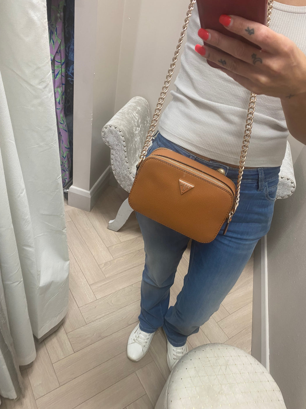 Guess Light Cognac NOELLE II  Bag ZG967214