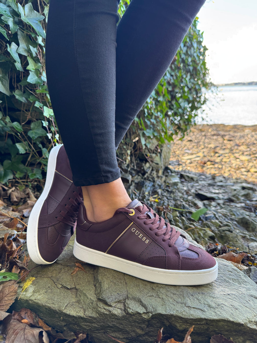 Guess jrone wine sneaker flfjr8pel12
