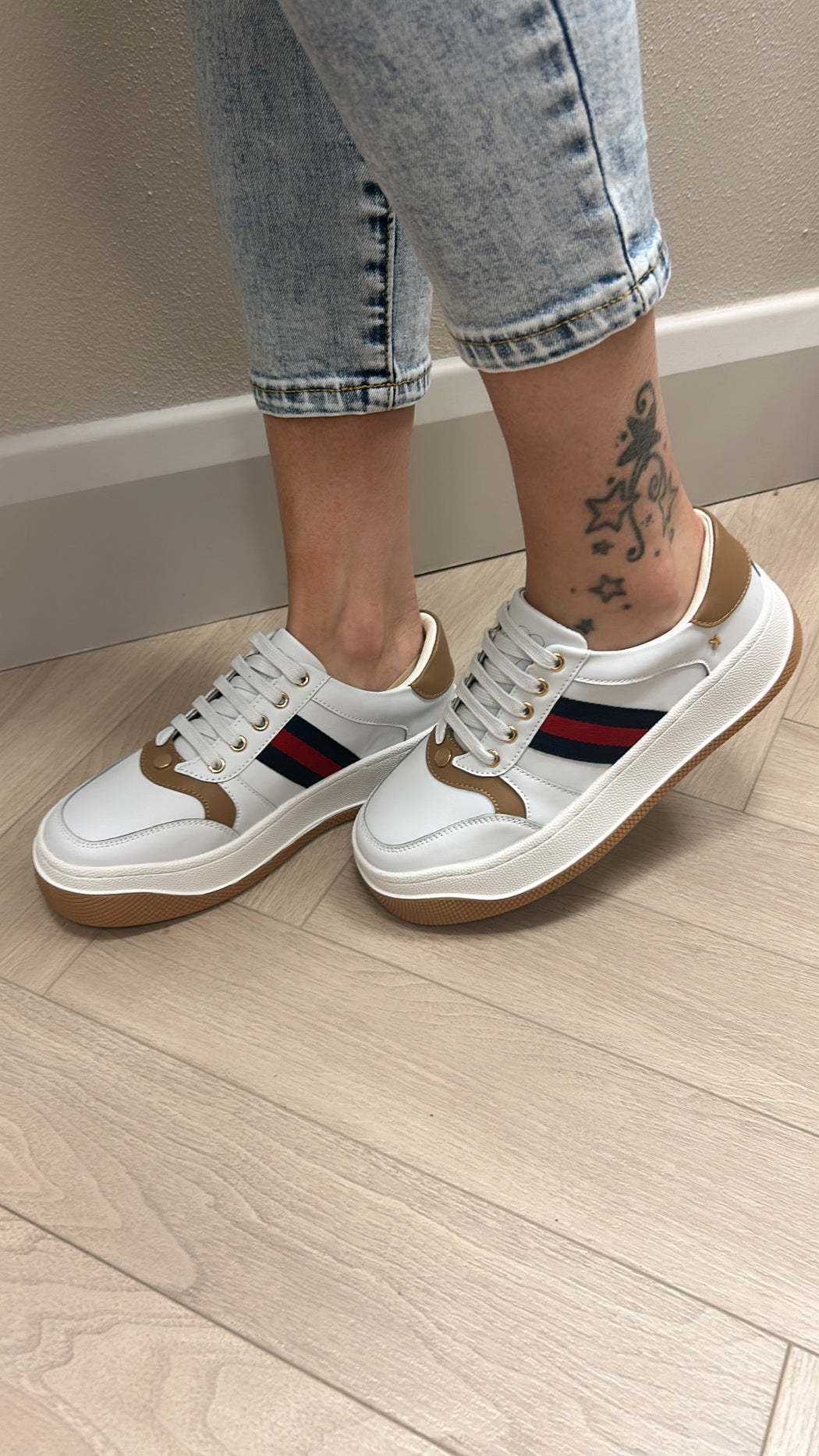 Keuler navy red  trainer