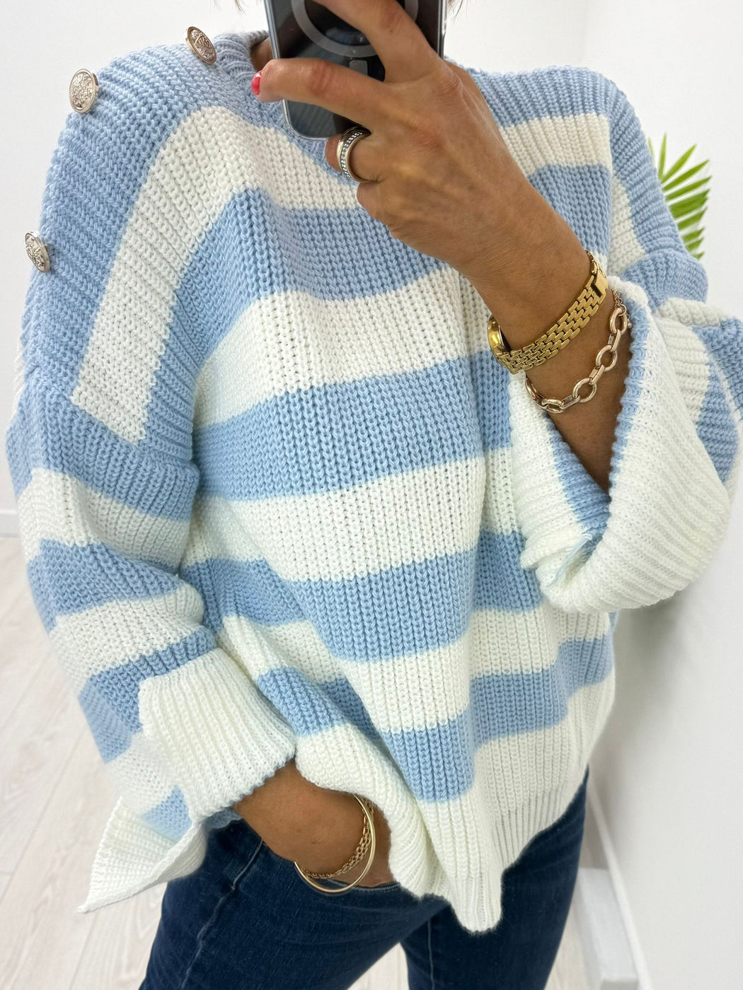 Freya blue  knit