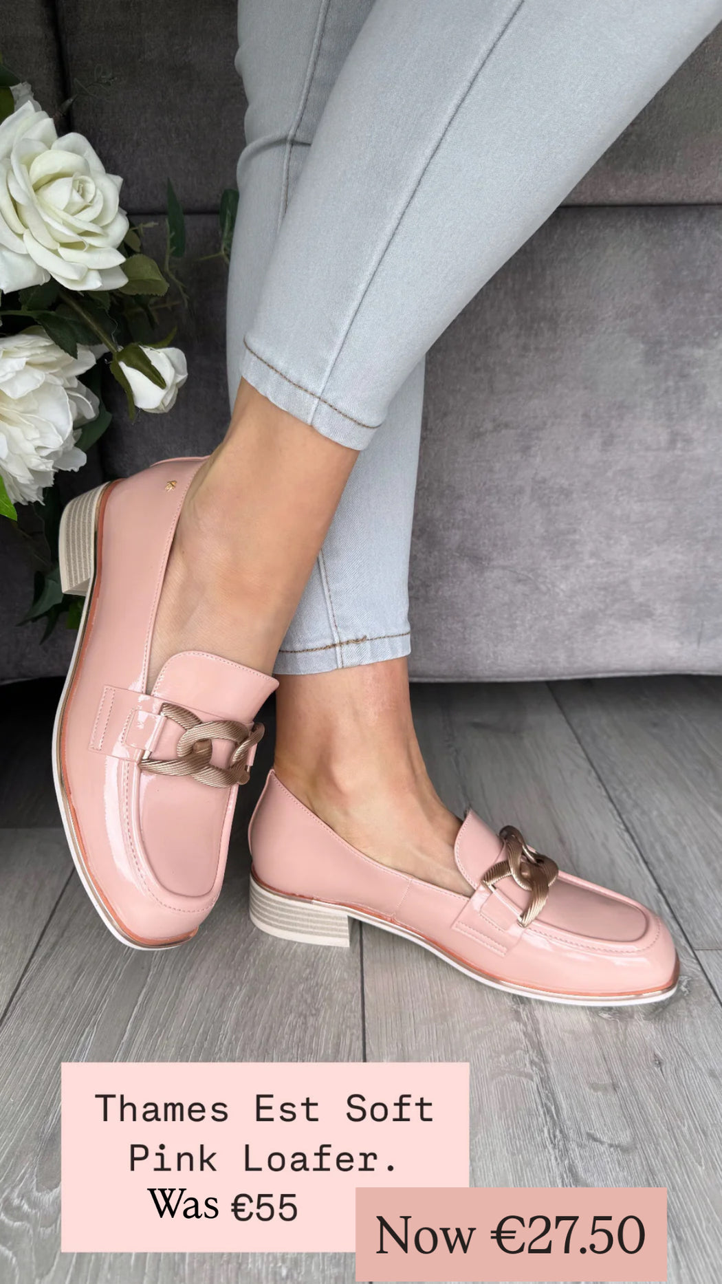 Thames Est Soft Pink Loafer.