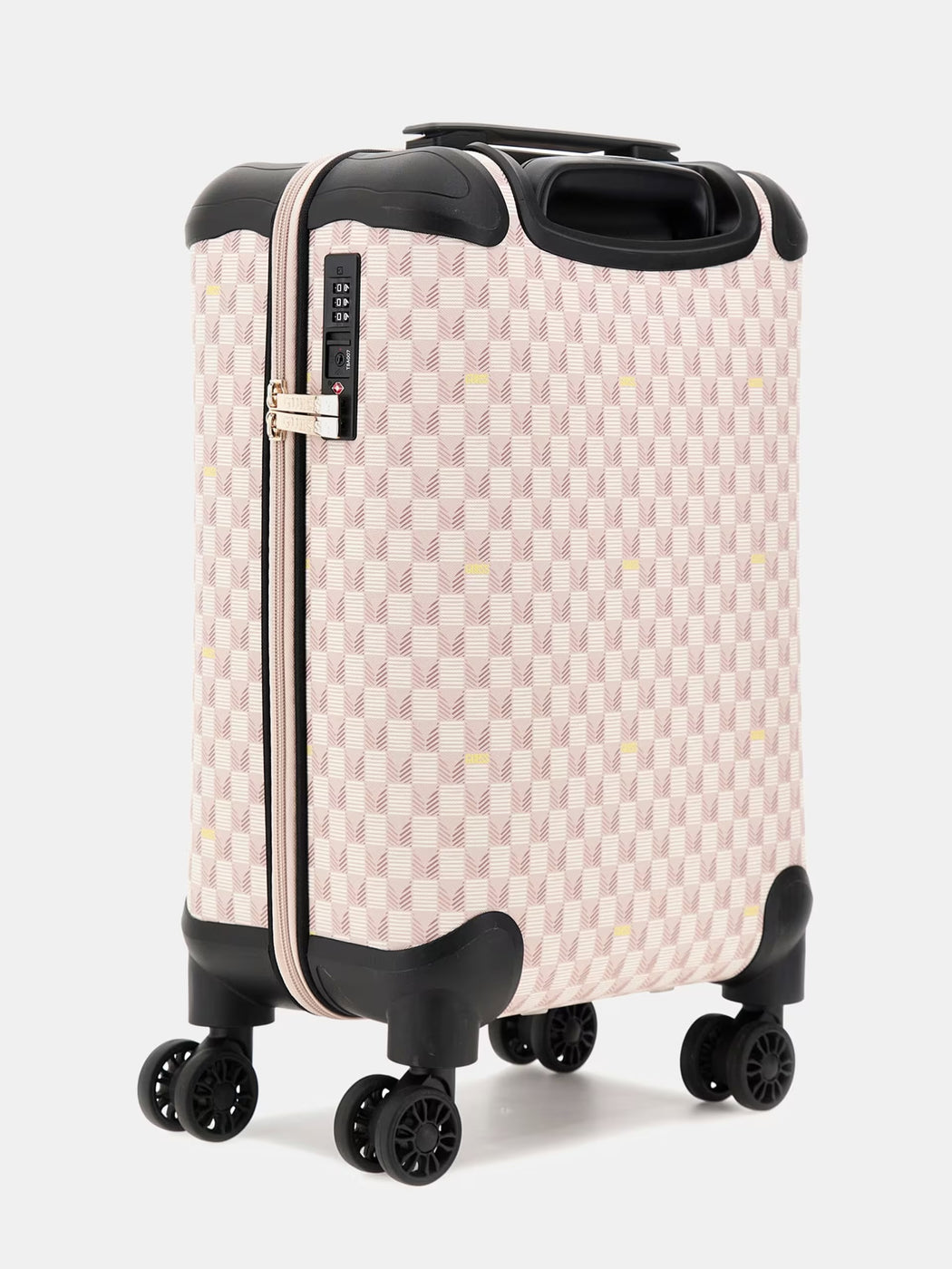 Wilder geometric-print small trolley