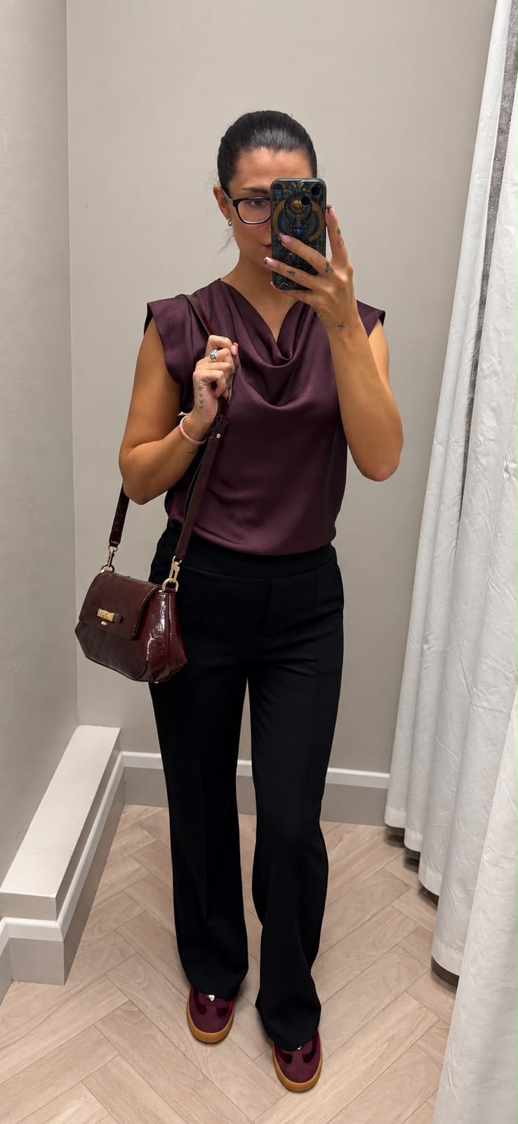 Guess burgundy bag carmella pt222520