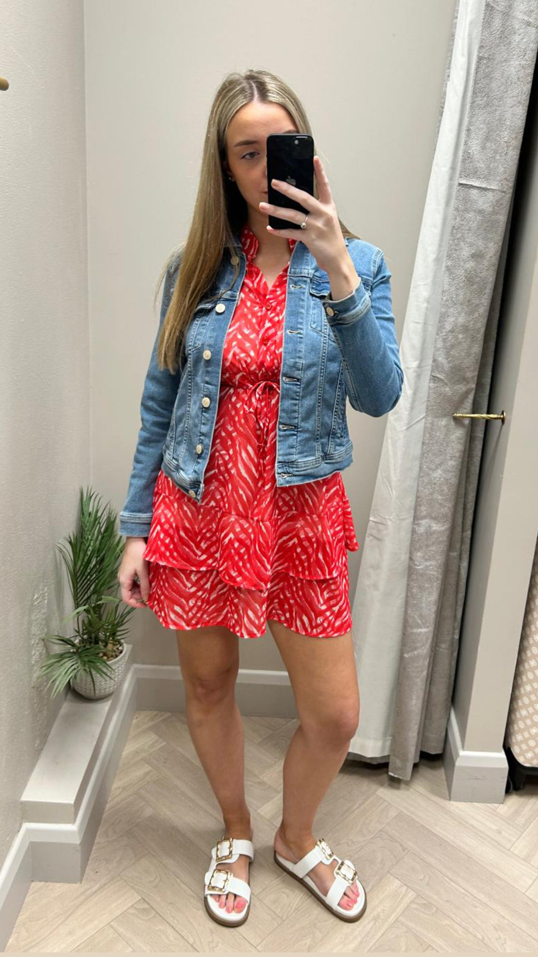 Coral pink  Latina mini dress