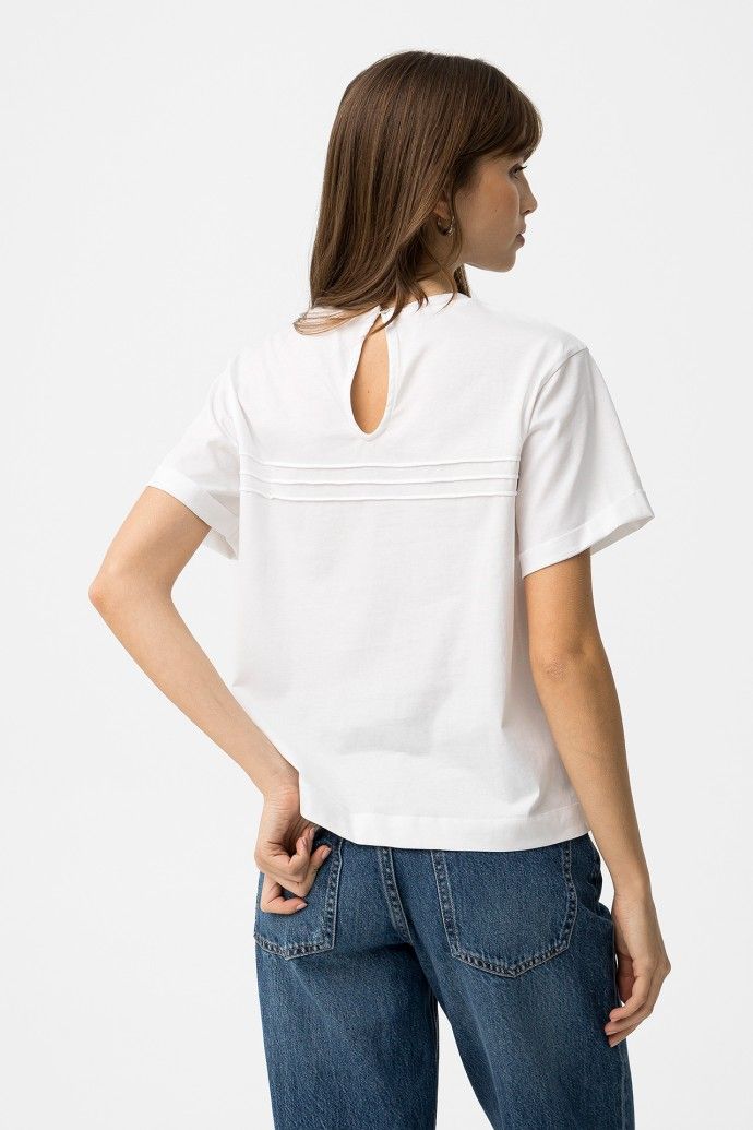 Spacy  cream t shirt