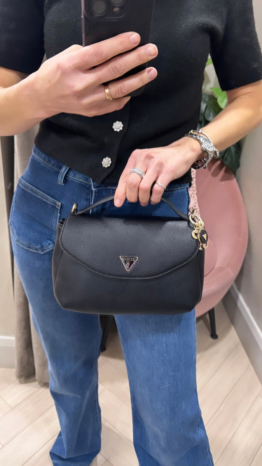 Guess black Evie bag bg966420
