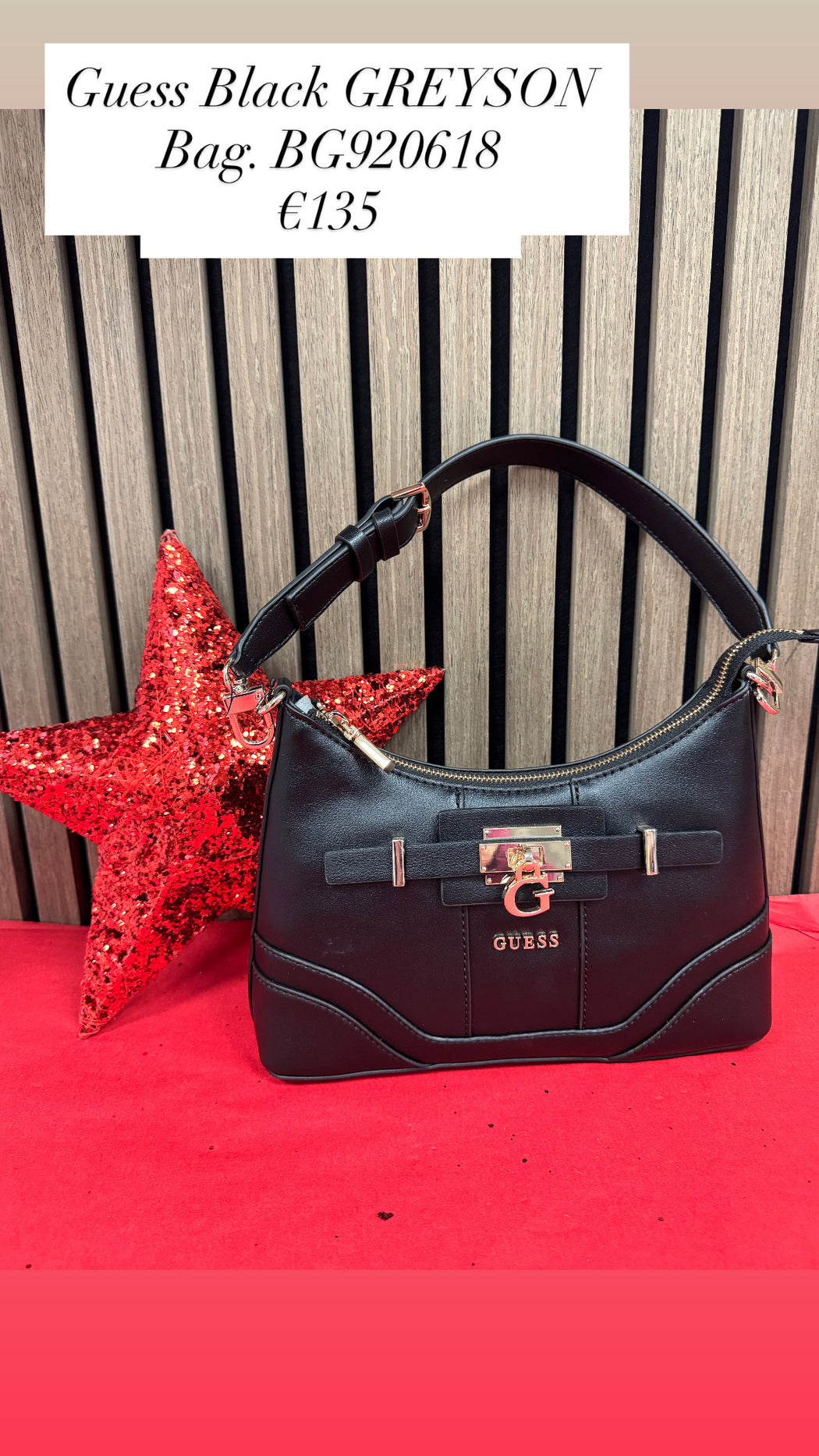 Guess Black GREYSON Bag. BG920618