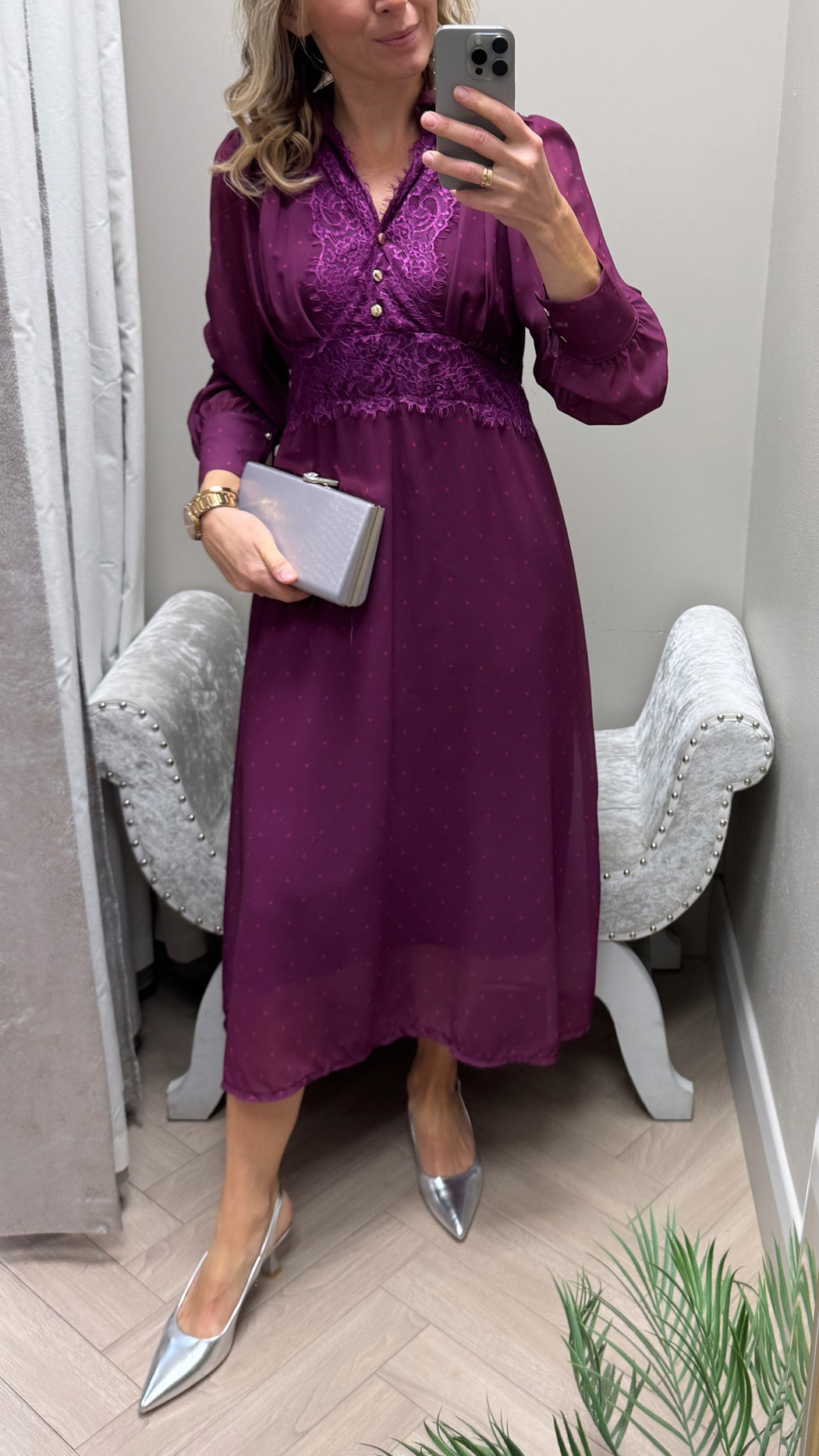 Plum kimi dress