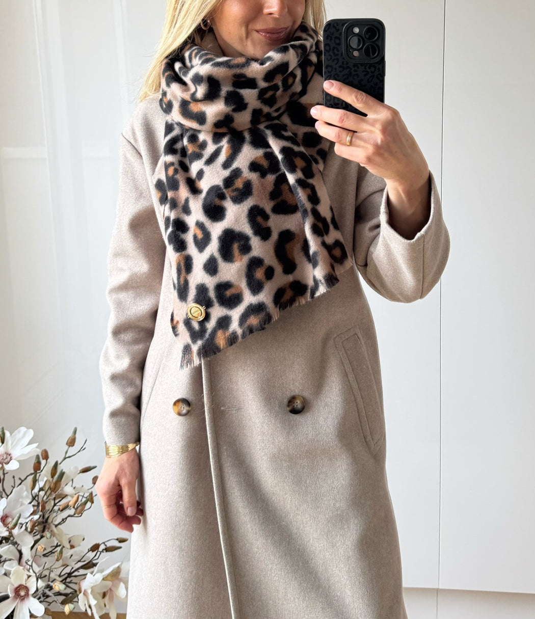 Guess leopard scarf AW5409POL03 - BLA