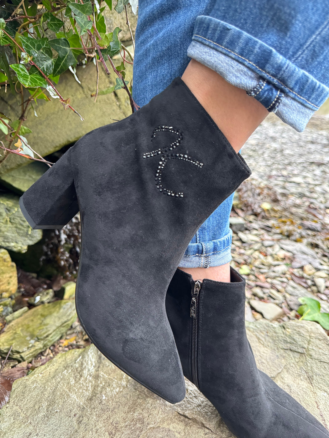 Catterton schwarz black ankle boots