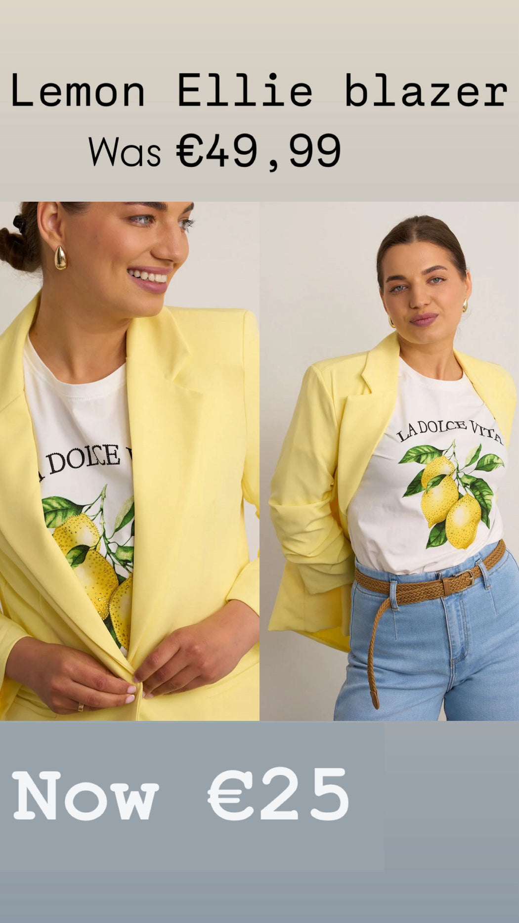 Lemon Ellie blazer