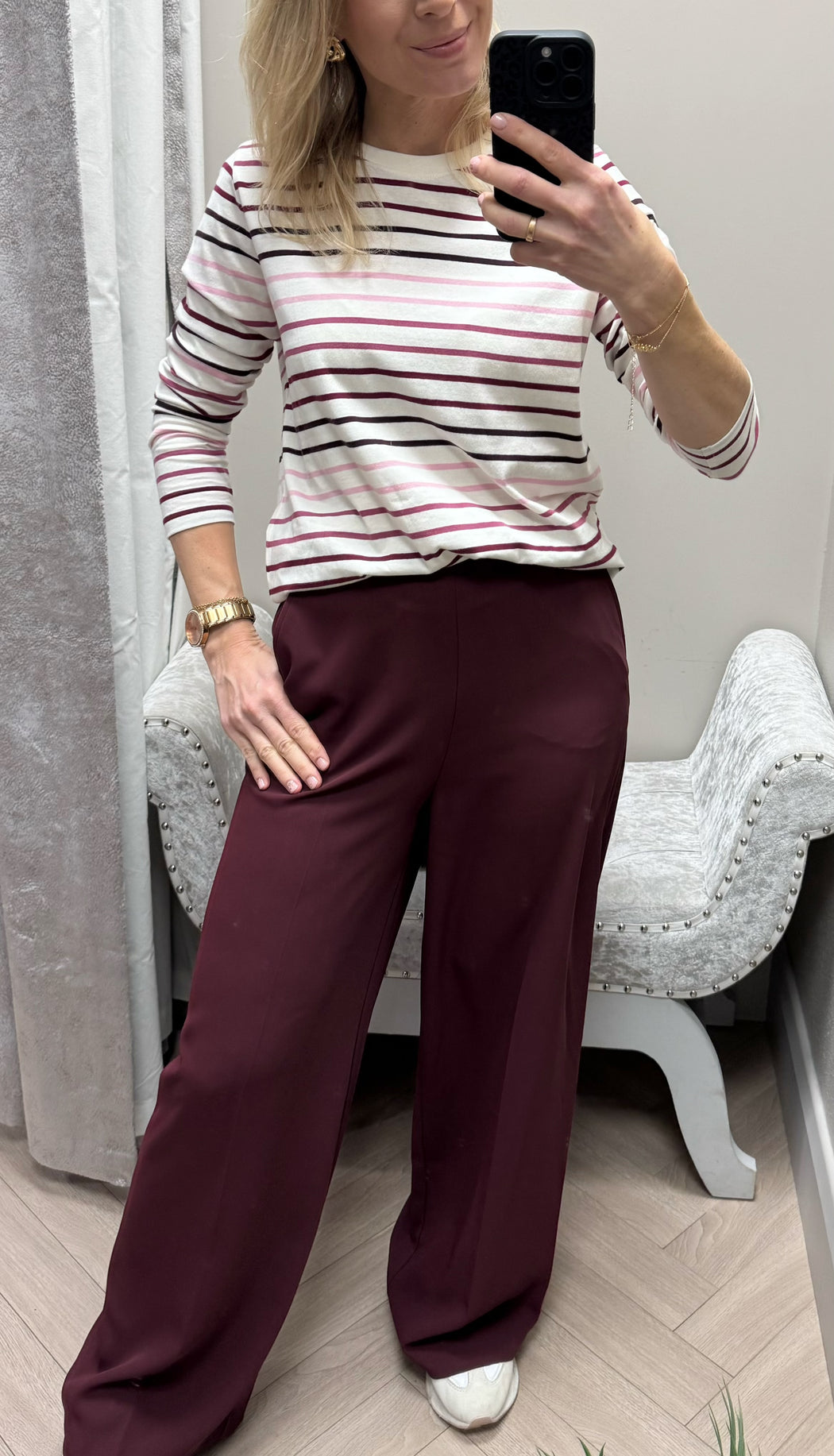 Kimberley Long Sleeve Tee Berry