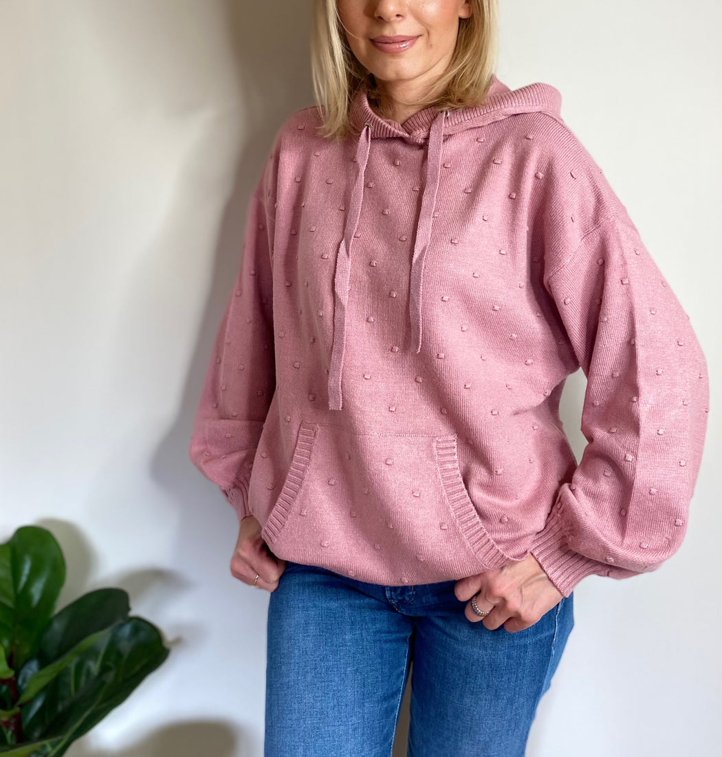 Jalapeno rose hooded sweater