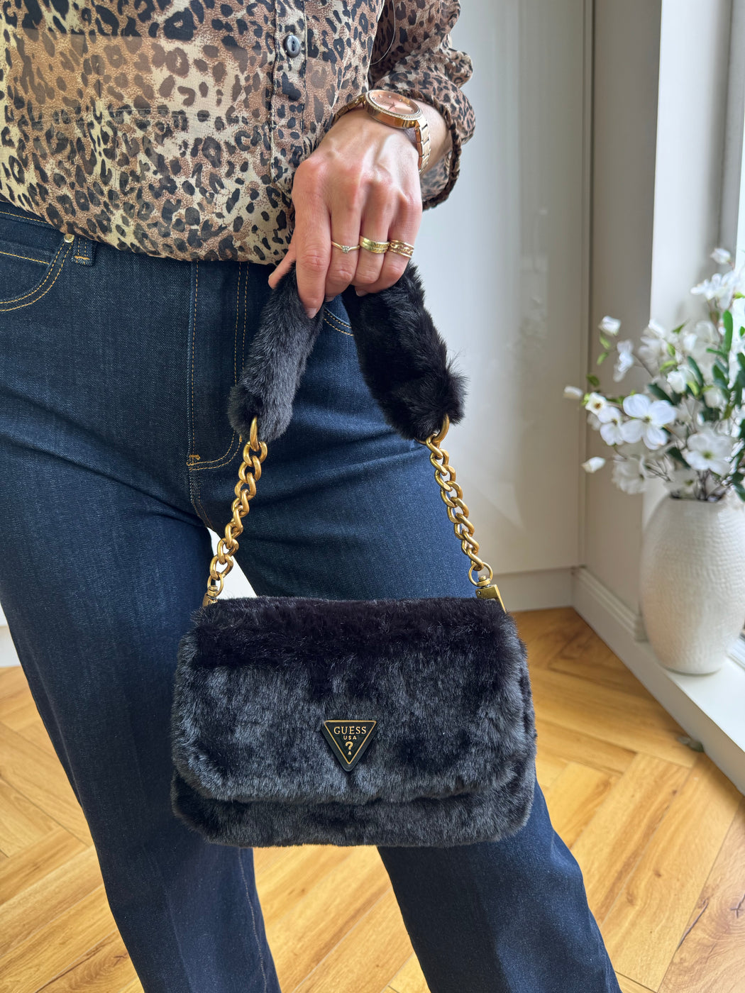 Guess black samia crossbody WB935520