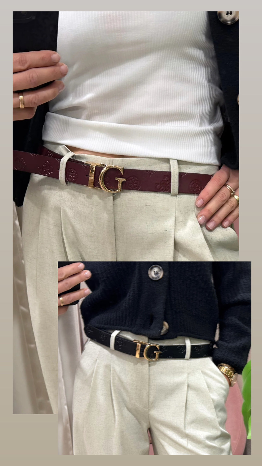 Guess reversible belt BW7861P3430 - WEM
