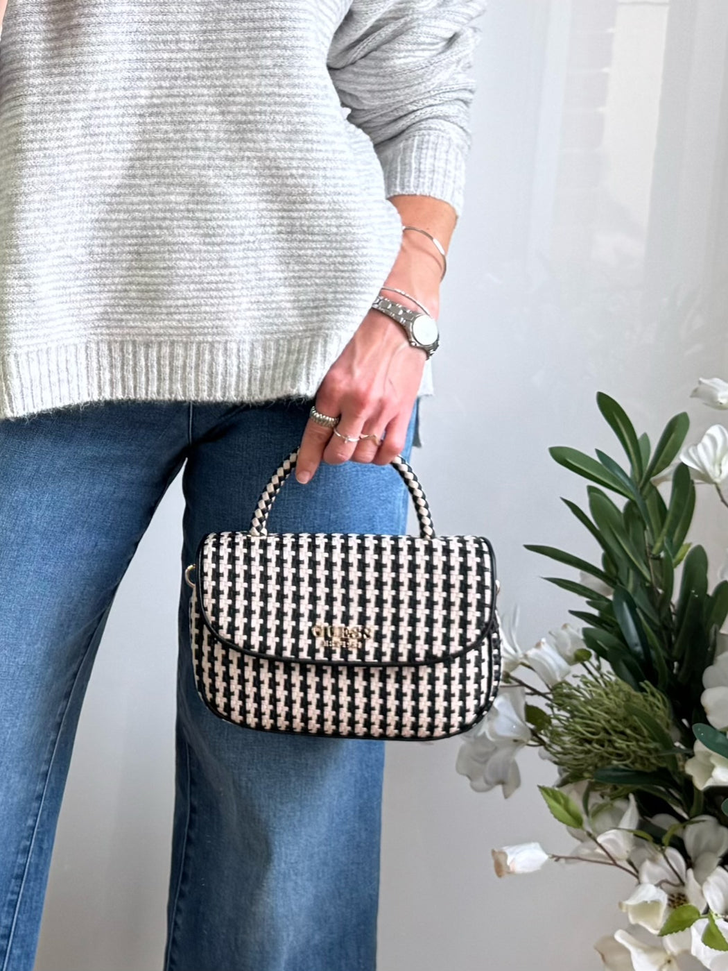 Guess Black Multi MIREMA Bag. WG963120