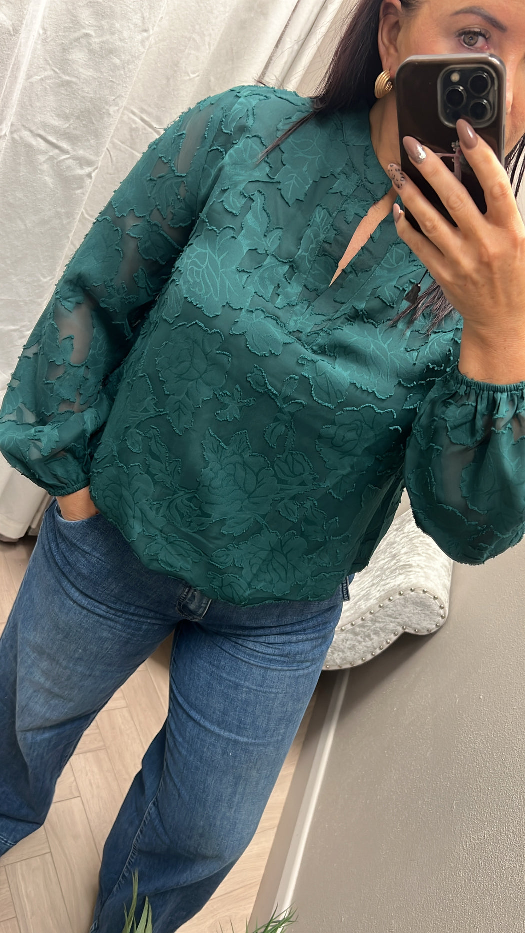 Mabel Green print top