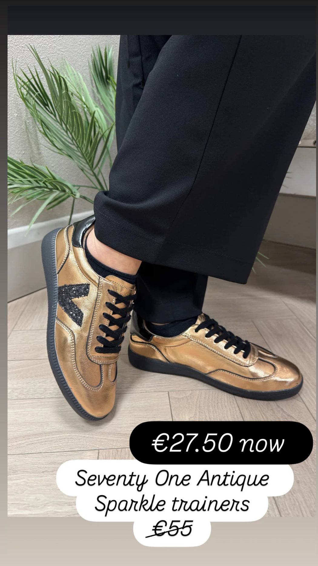 Seventy One Antique Sparkle trainers