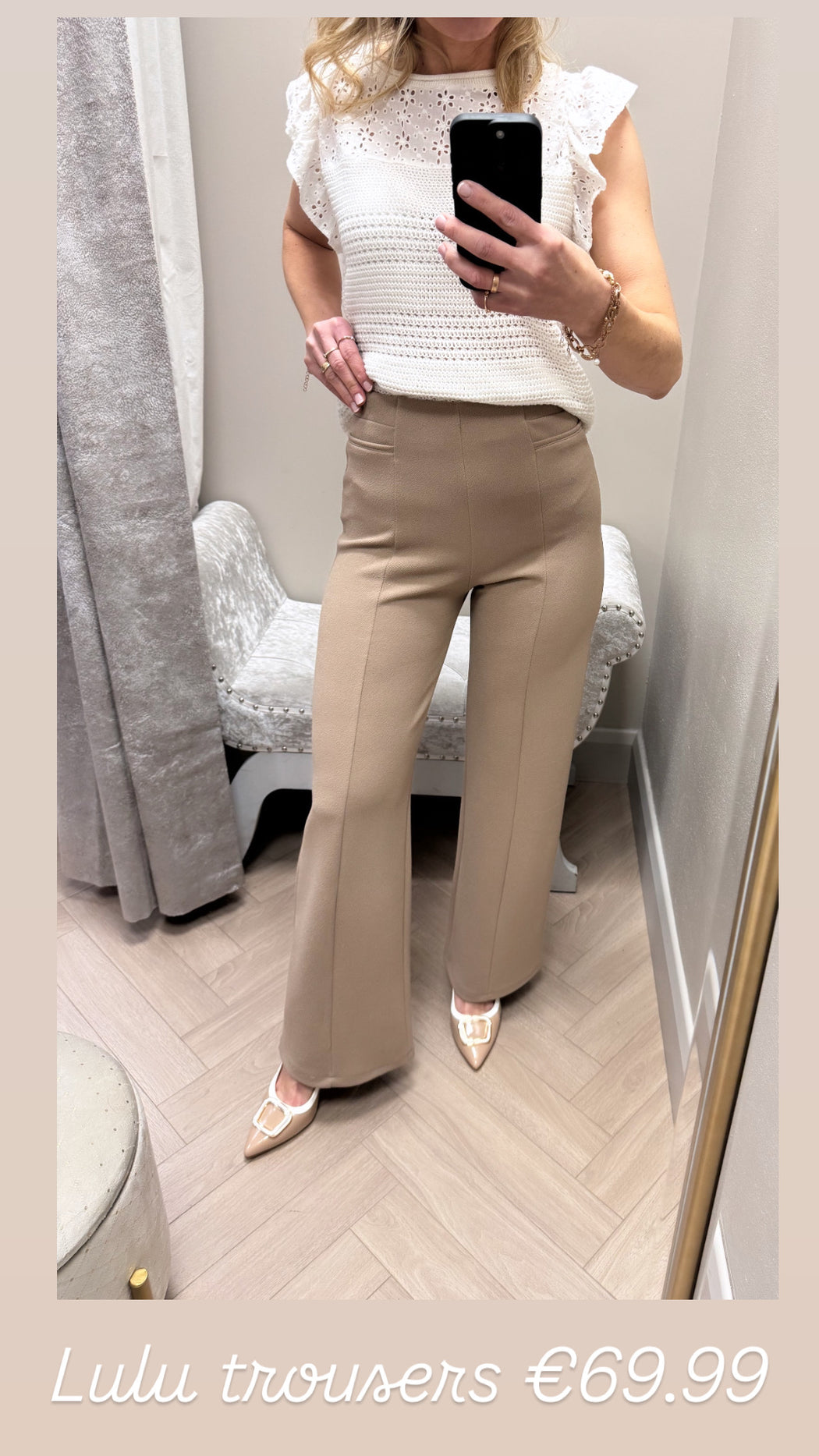 Lulu Tortora  elasticated high waist trousers