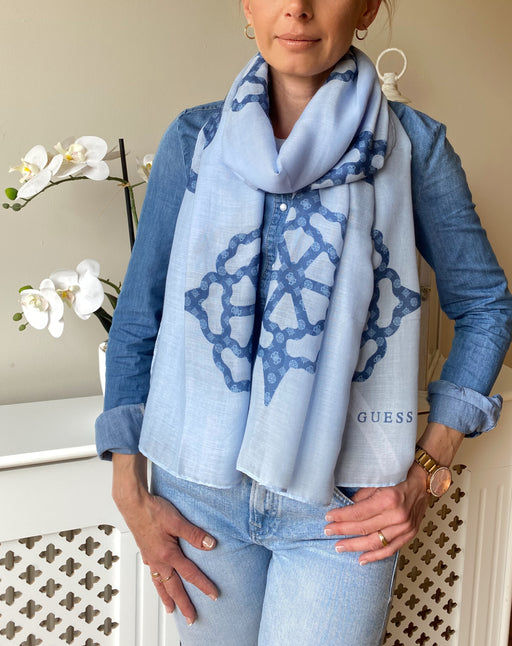 Guess blue scarf aw5133POL03