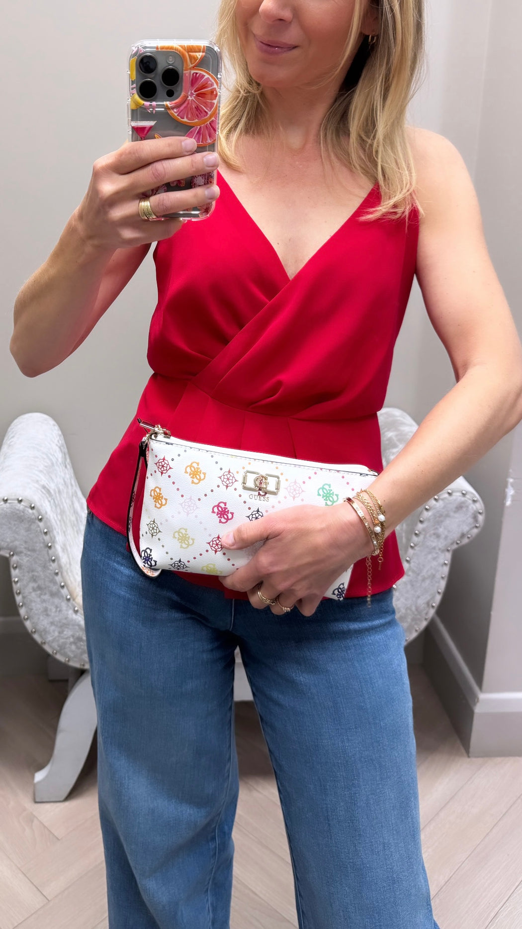 Sik azalea pink  top