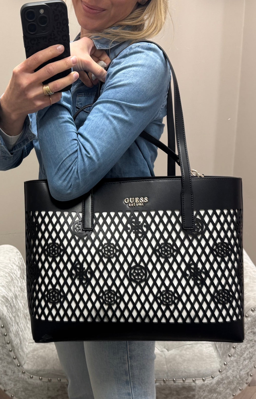 Guess LETTY PG991124 Black 2in1 bag