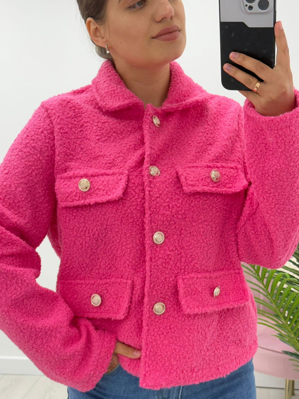 Ariella pink  jacket