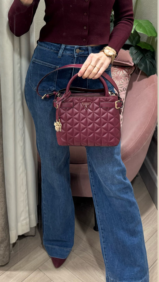 Guess paisleigh burgundy bag QG988305