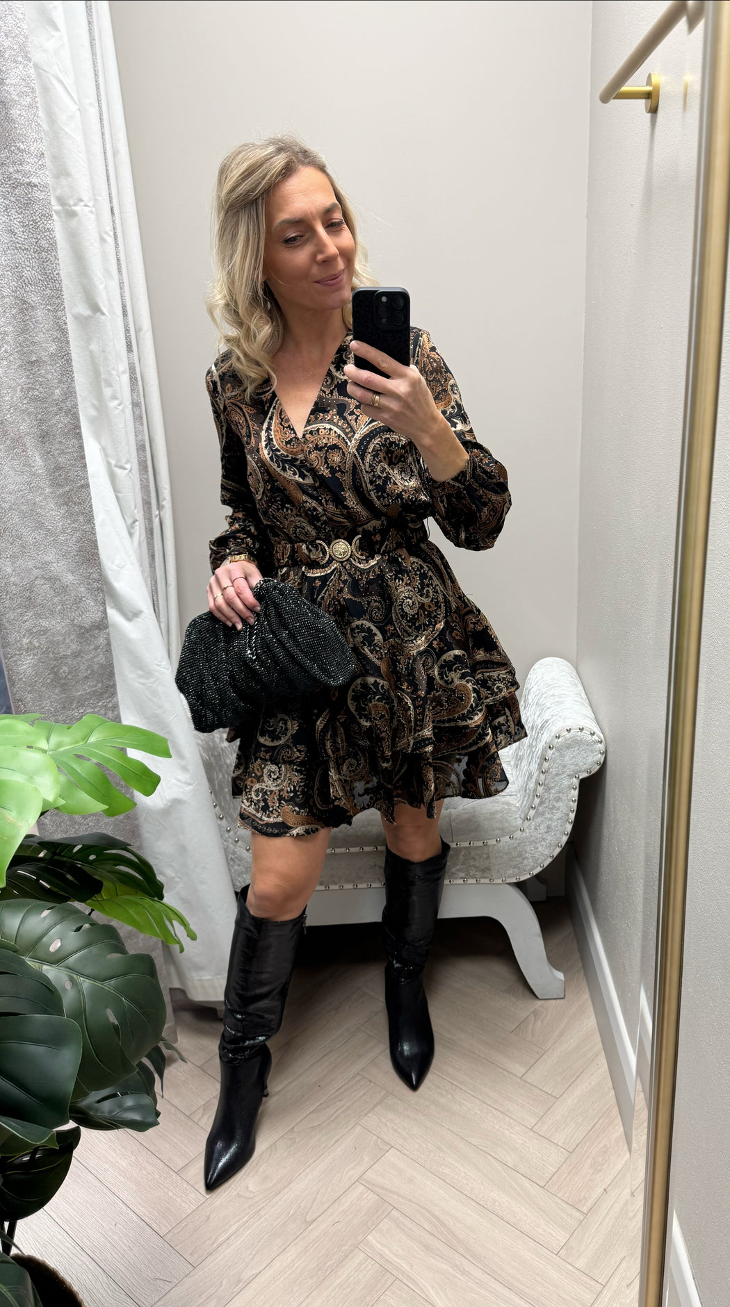 Clarisse guess paisley print dress W5BK53W2770 - P1WT