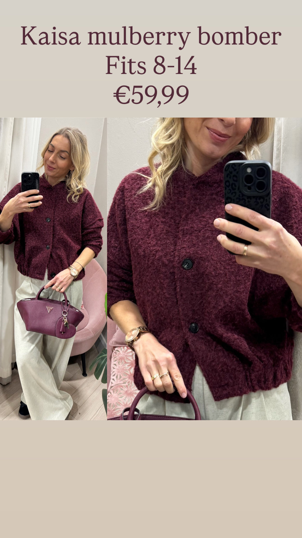 Kaisa mulberry bomber