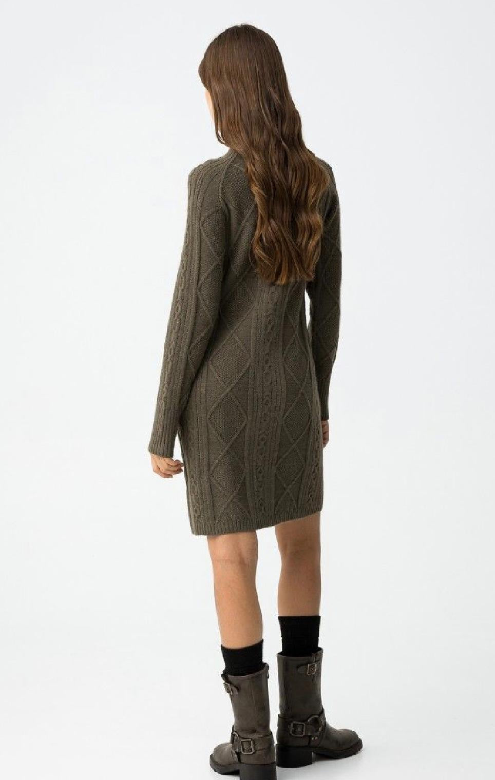 Marijin green knit dress
